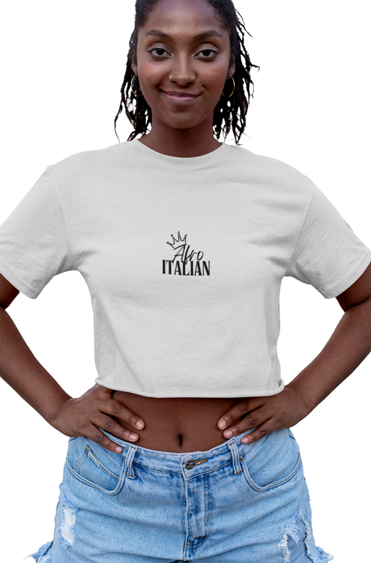 Afro Italian - Women’s crop top