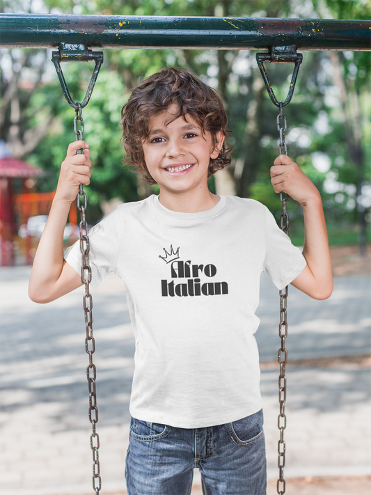 Afro Italian - Organic cotton kids t-shirt - Unisex