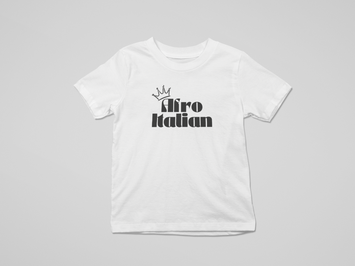 Afro Italian - Organic cotton kids t-shirt - Unisex