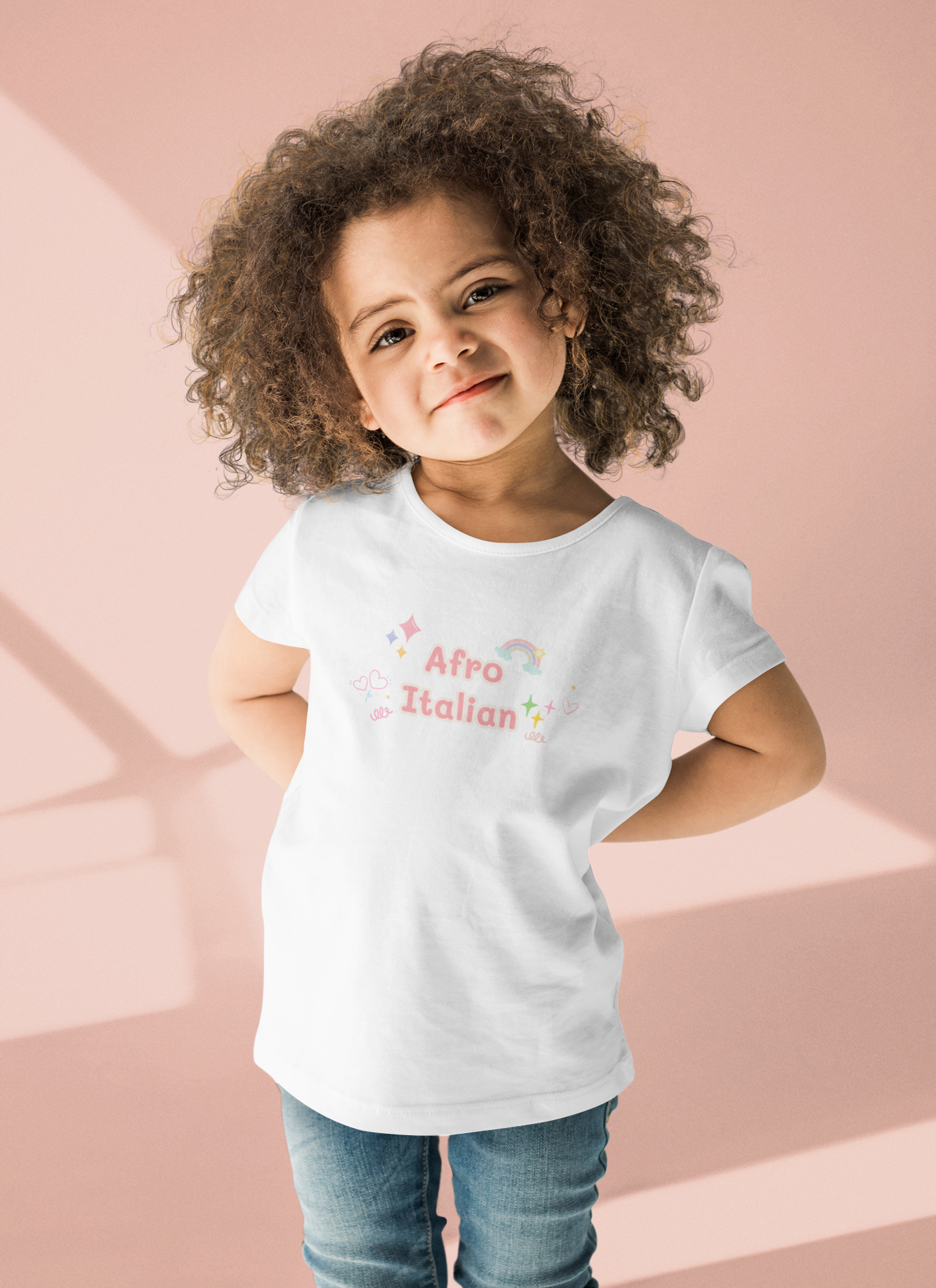 Afro Italian - Toddler jersey t-shirt