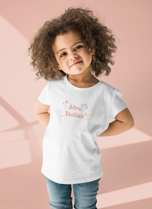Afro Italian - Toddler jersey t-shirt