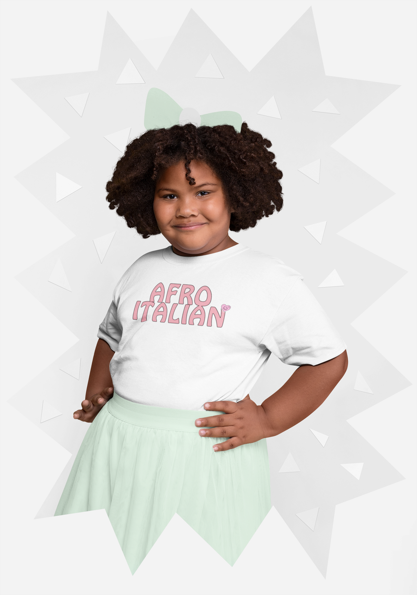 Afro Italian - Organic cotton kids t-shirt
