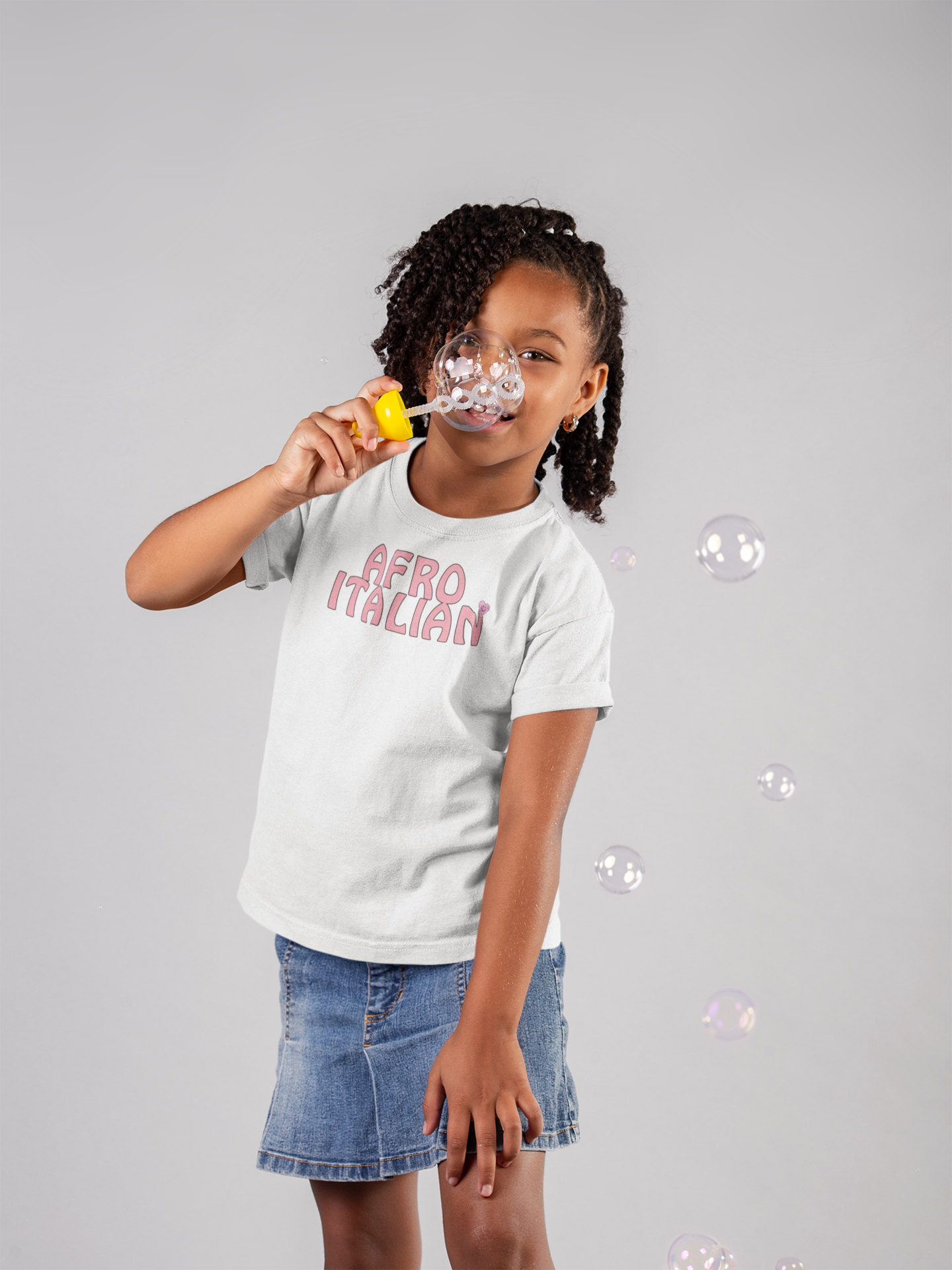 Afro Italian - Organic cotton kids t-shirt